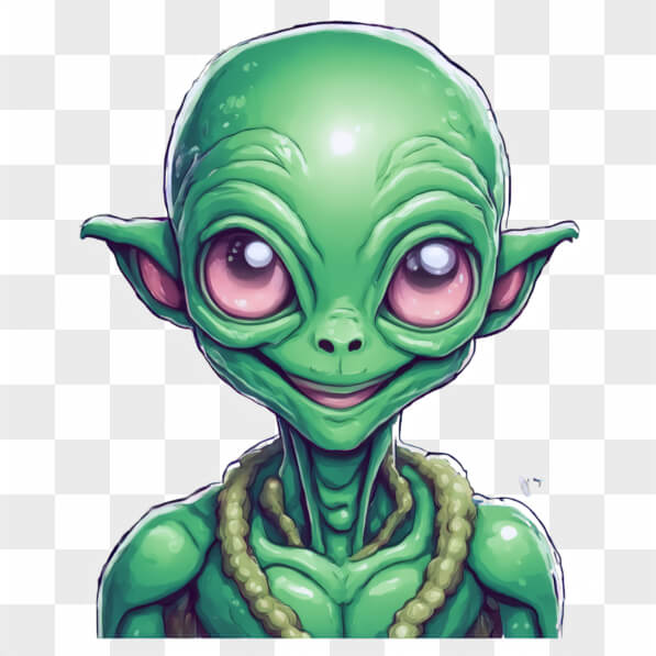 Scarica Personaggio alieno verde stilizzato Cartoni animati Online ...