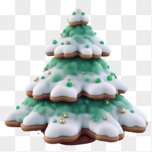 Árvore de Natal de Biscoito de Gengibre Árvore de Natal de Biscoito de Gengibre thumbnail