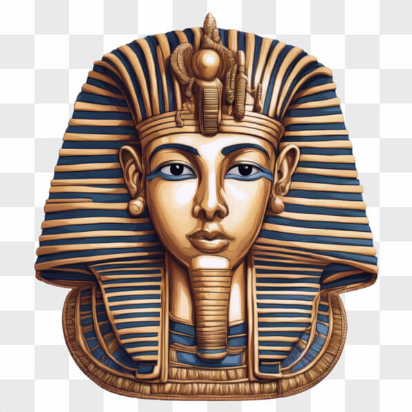 Download Stylized Representation of an Ancient Egyptian Pharaoh ...