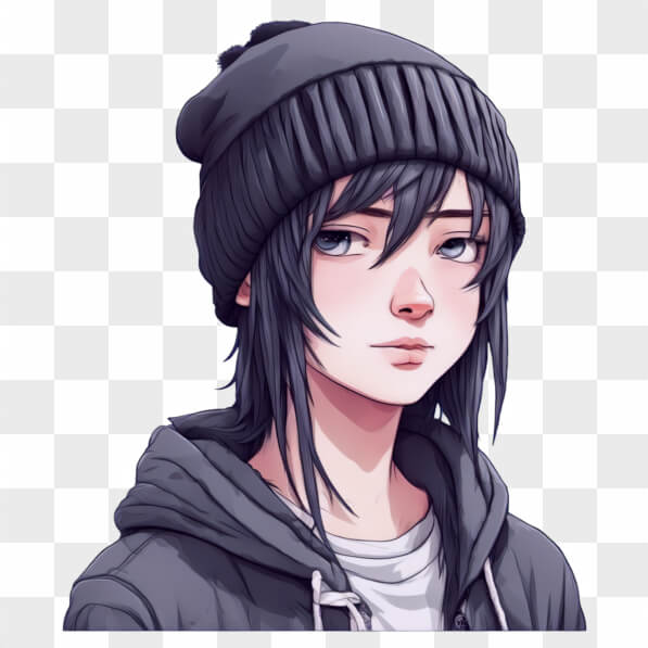 Descarga Personaje Animado Con Gorro Negro Y Sudadera Gris Cartoons En descarga-personaje-animado-con-gorro-negro-y-sudadera-gris-cartoons-en