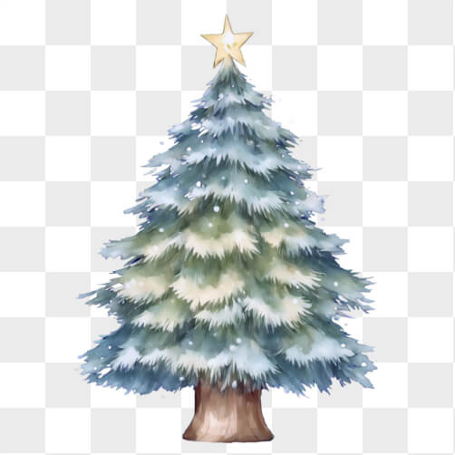 Árvore de Natal Ilustrada com Estrela Árvore de Natal Ilustrada com Estrela thumbnail