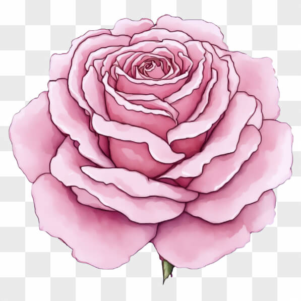 Descarga Rosa Rosa Ilustrada Cartoons En Línea - Creative Fabrica