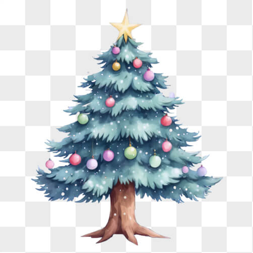 Árvore de Natal Decorada Festivamente Árvore de Natal Decorada Festivamente thumbnail