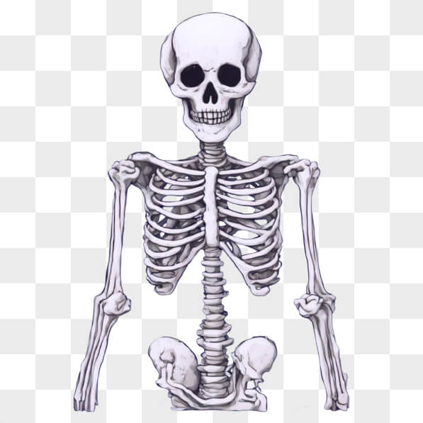 Skeleton Bitmap Download Human Skeleton Illustration Cartoons Online - Creative Fabrica