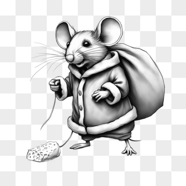 Tiburcio Raton Descarga Personaje de ratón caprichoso Bocetos En Línea - Creative Fabrica