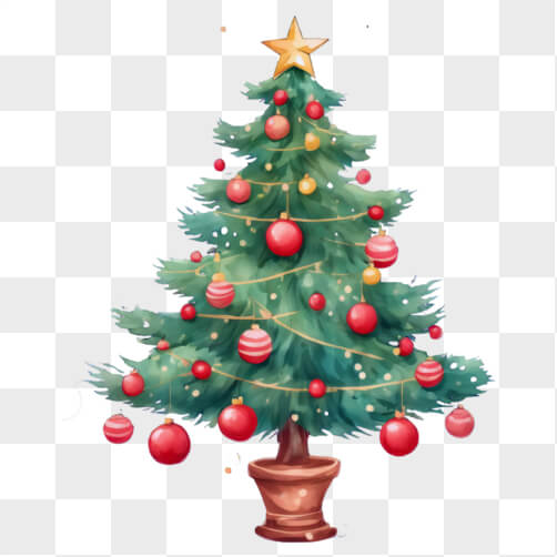 Árvore de Natal Decorada Festivamente Árvore de Natal Decorada Festivamente thumbnail