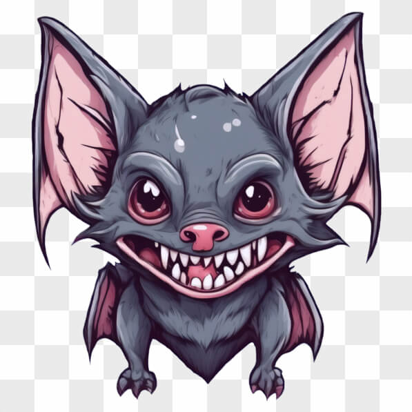 Download Cartoon Bat Character with Expressive Features Cartoons Online ...