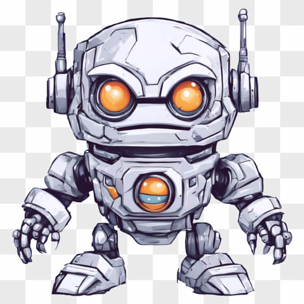 Download Friendly Cartoon Robot Character Cartoons Online - Creative ...