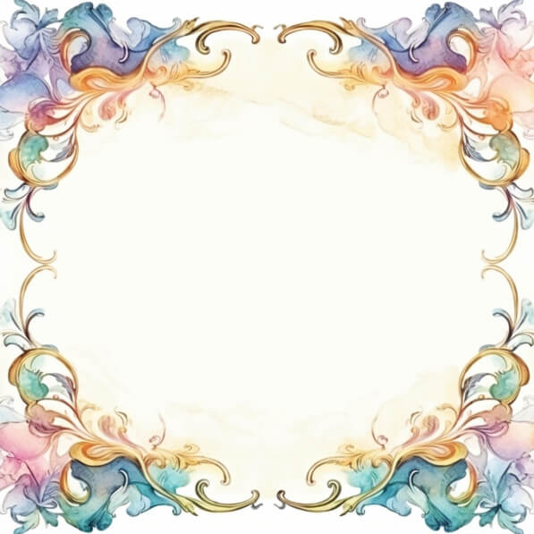 Download Colorful Ornate Floral Border Backgrounds Online - Creative ...