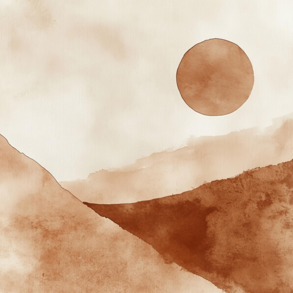 Sol Abstracto Descarga Paisaje abstracto con sol Fondos En Línea - Creative Fabrica