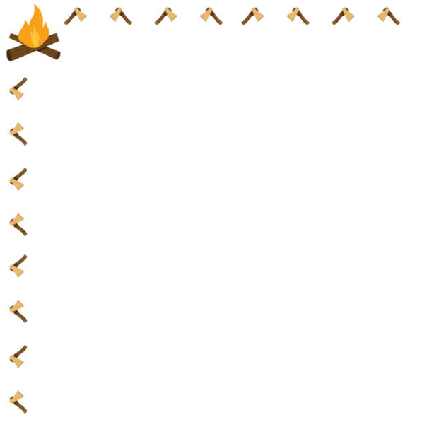 Download Camping Theme Border Design Borders & Corners Online ...