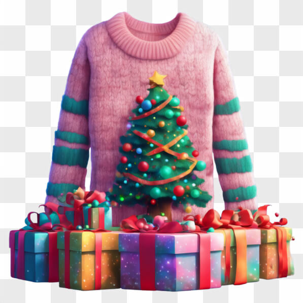 Descarga Suéter navideño festivo con regalos Cartoons En Línea ...