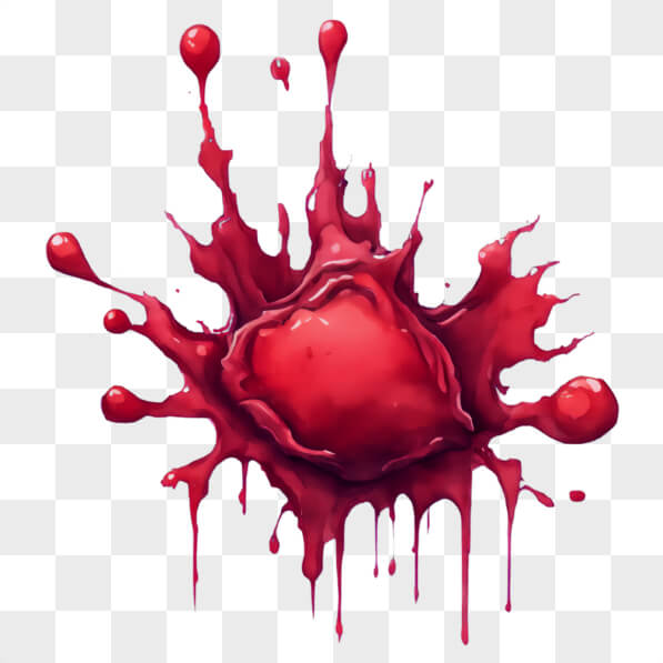 Splashes Red Cartoon Download Red Splash Abstract Art Cartoons Online - Creative Fabrica