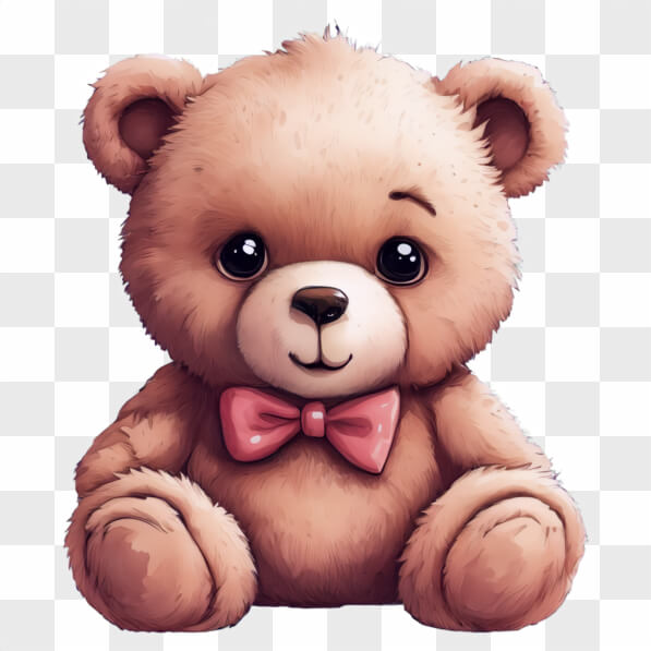 Download Cute Plush Teddy Bear with Bow Tie Cartoons Online - Creative ...