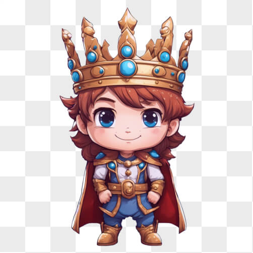 Cartoon Young King Character Patterns Cartoon Young King Character Patterns thumbnail
