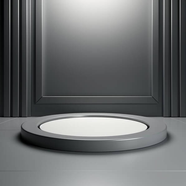 Download Modern Interior with Circular Platform Backgrounds Online ...