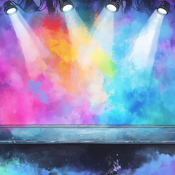 Abstract Vector Stage Download Colorful Stage with Abstract Background Backgrounds Online ...
