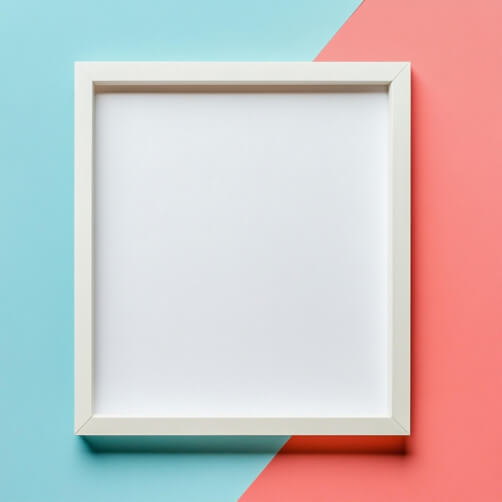 Download Minimalist Picture Frame on Colorful Background Mockups Online ...