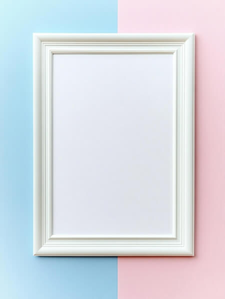 Download Blank Picture Frame on Colorful Background Mockups Online ...