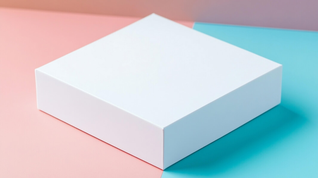 Pastel Rounded Box Download Minimalist White Box on Pastel Background Mockups Online ...