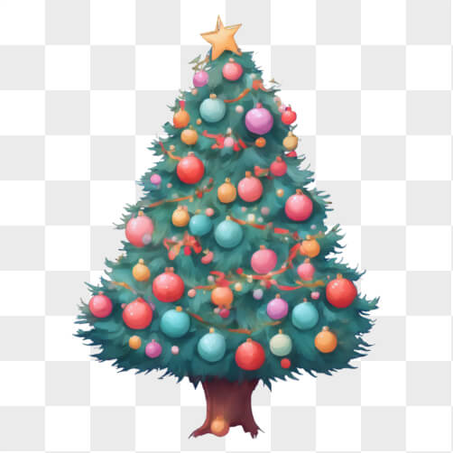 Árvore de Natal Festivamente Decorada Árvore de Natal Festivamente Decorada thumbnail