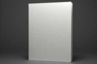 Blank Notebook on Dark Background Blank Notebook on Dark Background thumbnail