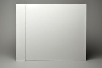 Minimalist White Book on Gray Background Minimalist White Book on Gray Background thumbnail