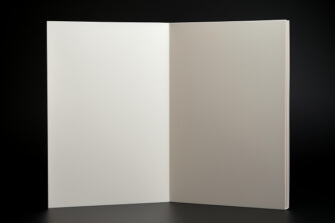 Open Blank Book on Dark Background Open Blank Book on Dark Background thumbnail