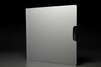 Minimalist Folder on Dark Background Minimalist Folder on Dark Background thumbnail