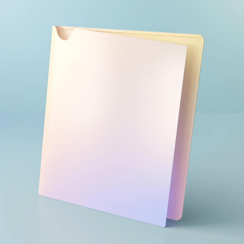 Translucent Colorful Folder on Pastel Background Translucent Colorful Folder on Pastel Background thumbnail
