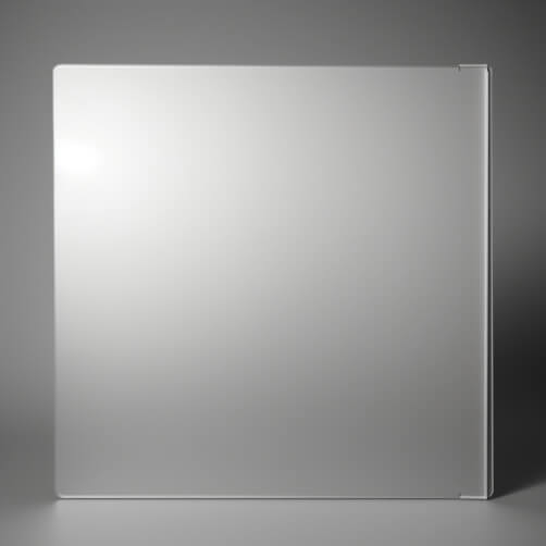 Smooth Reflective Panel on Gray Background Smooth Reflective Panel on Gray Background thumbnail