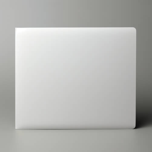Blank White Folder on Gray Background Blank White Folder on Gray Background thumbnail