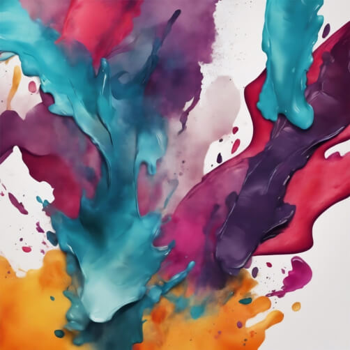 Colorful Abstract Splash of Paint Colorful Abstract Splash of Paint thumbnail