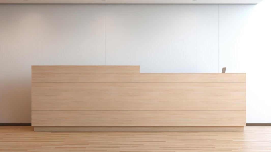 Descarga Recepción moderna en interior minimalista Mockups En Línea ...
