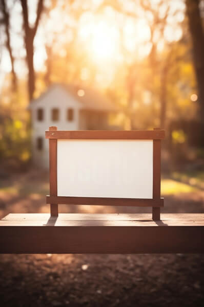 Download Wooden Sign in Natural Setting Mockups Online - Creative Fabrica