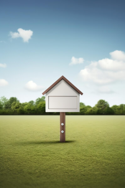 Download Blank Real Estate Sign in a Green Field Mockups Online ...
