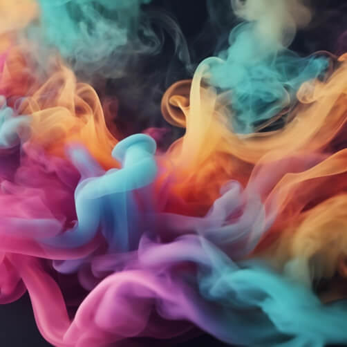 Swirling Colorful Smoke on Dark Background Swirling Colorful Smoke on Dark Background thumbnail