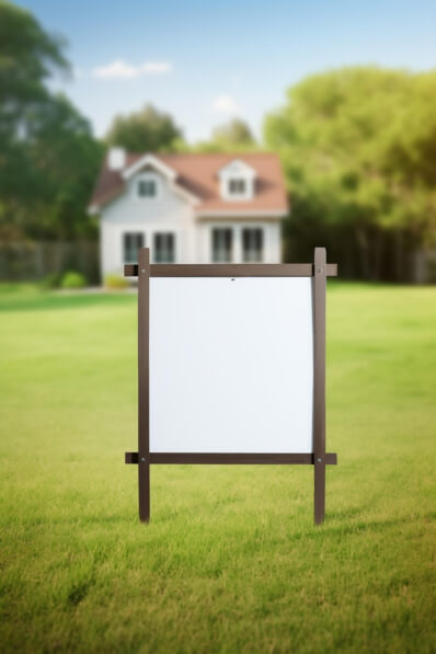 Download Blank Sign in Front of a House Mockups Online - Creative Fabrica