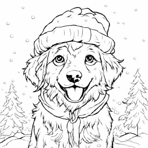 Download Adorable Puppy with Bow Tie Coloring Page Coloring pages ...