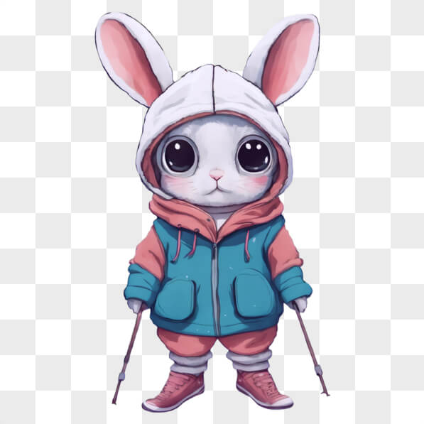 Download Sporty Cartoon Rabbit Cartoons Online - Creative Fabrica