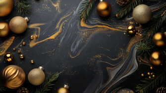 Festive Golden Christmas Arrangement Festive Golden Christmas Arrangement thumbnail