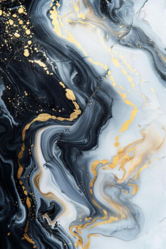 Abstract Marbled Design with Gold Accents Abstract Marbled Design with Gold Accents thumbnail
