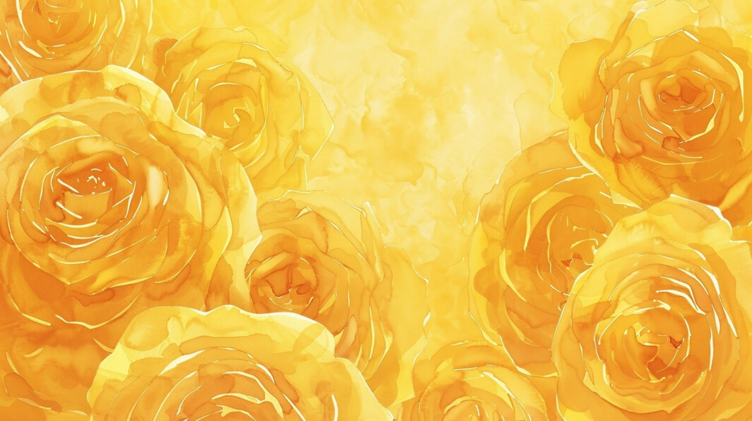 Download Watercolor Yellow Roses Backgrounds Online - Creative Fabrica