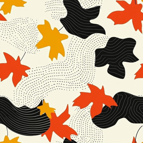 Colorful Abstract Leaf Pattern Colorful Abstract Leaf Pattern thumbnail