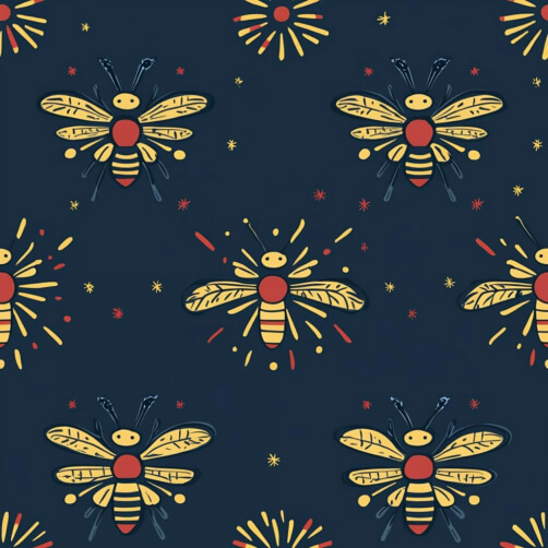 Whimsical Bee Pattern Whimsical Bee Pattern thumbnail
