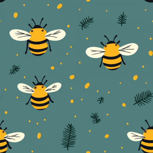 Whimsical Bee Pattern Whimsical Bee Pattern thumbnail