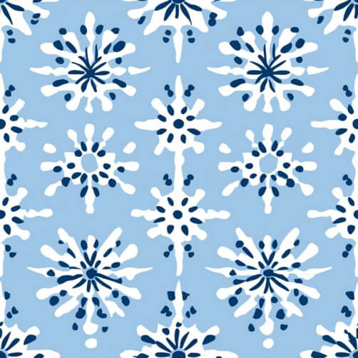 Abstraktes Schneeflockenmuster in Blau Abstraktes Schneeflockenmuster in Blau thumbnail