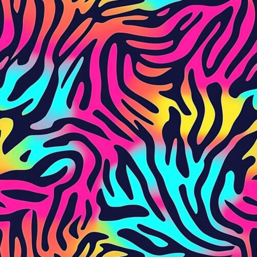 Colorful Abstract Zebra Pattern Colorful Abstract Zebra Pattern thumbnail