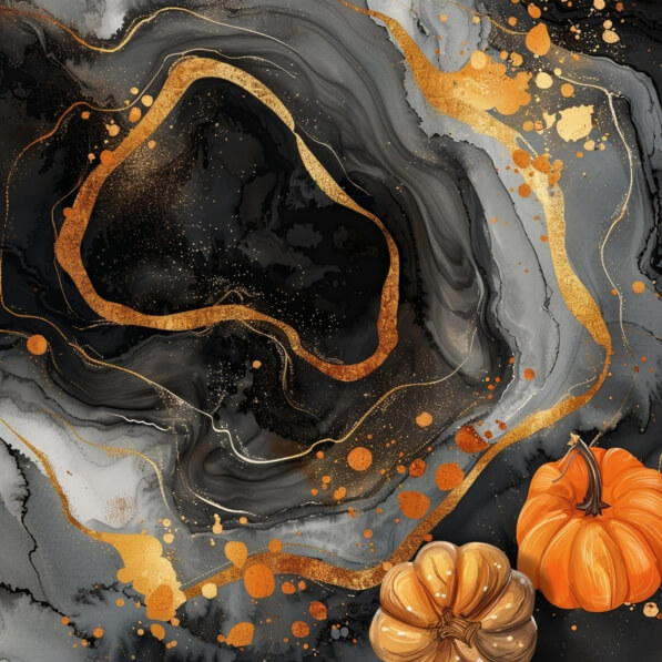 Download Autumn Abstract Art with Pumpkins Backgrounds Online ...