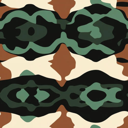 Camouflage Pattern in Green and Brown Camouflage Pattern in Green and Brown thumbnail